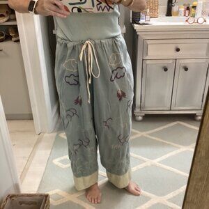 Magnolia Pearl  embroidered drawstring pants